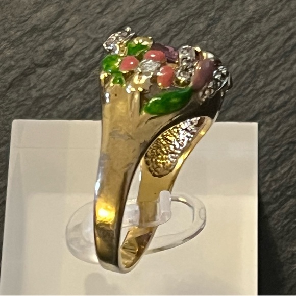 Vintage Kirks Folly Garden Fantasy Ring Size 11 - Picture 6 of 16